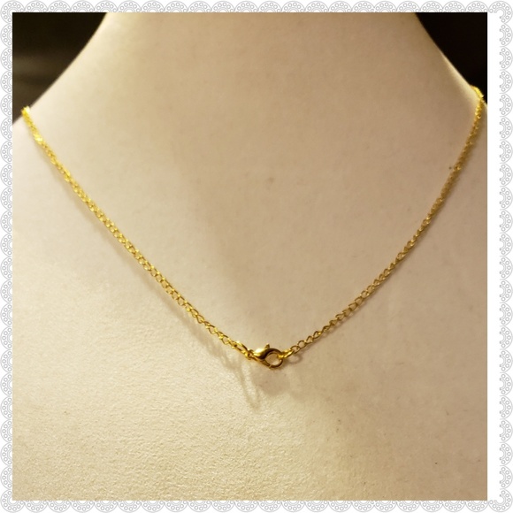 18" Gold Plated Curb Chain - Picture 2 of 5